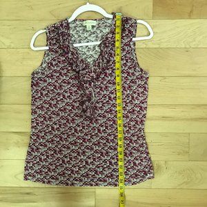 Plum & Mauve Frilly Tank